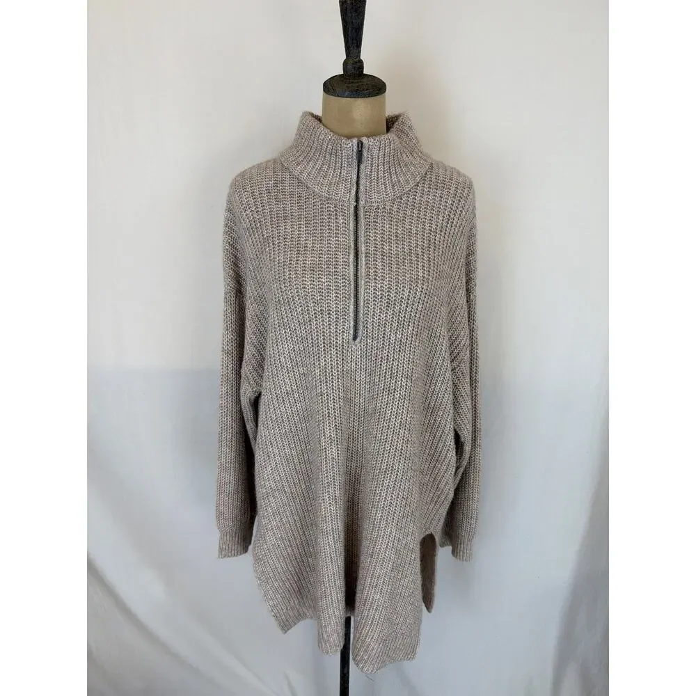 NWT Soya Concept Oatmeal Wool Blend Sweater Size S #0435